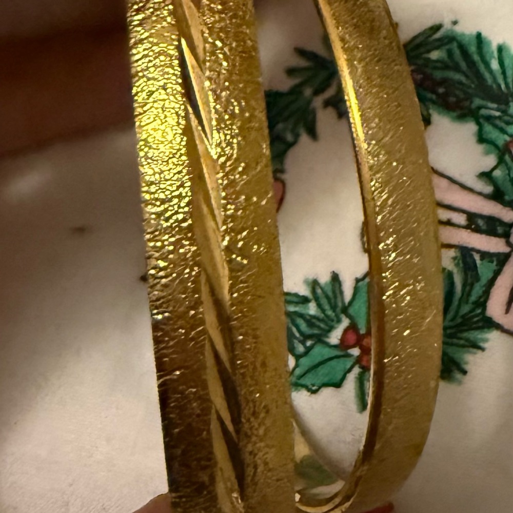 Textured Gold Bracelet